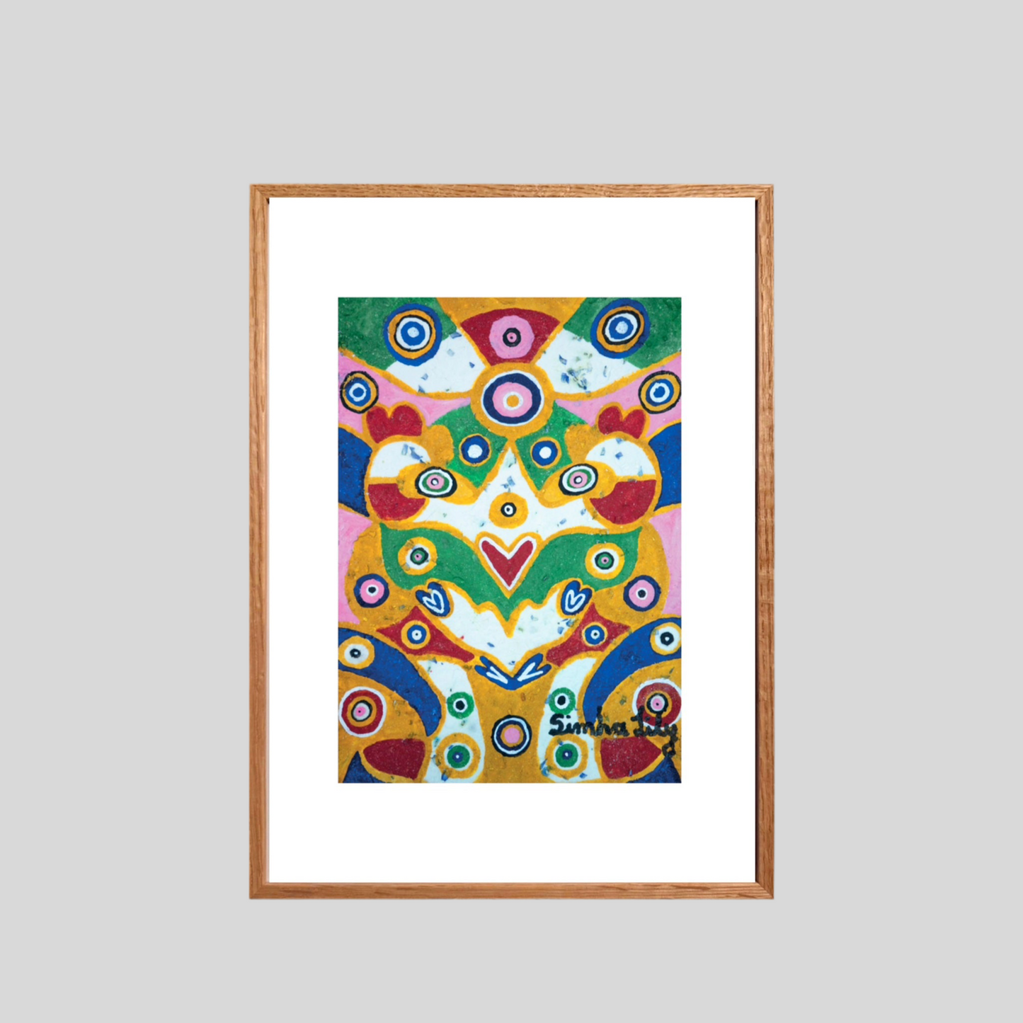 Kunstdruck + 4er Schokoladen Box