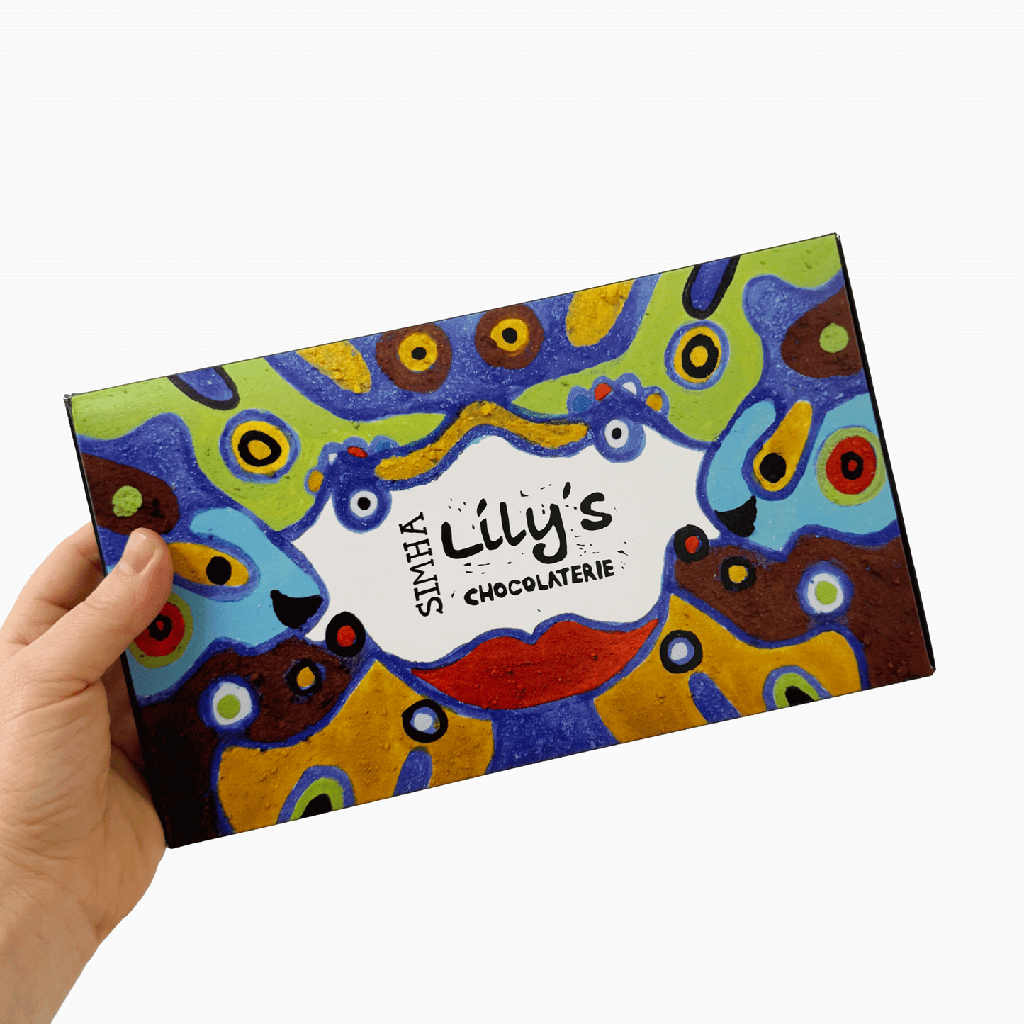 Kunstdruck + 4er Schokoladen Box