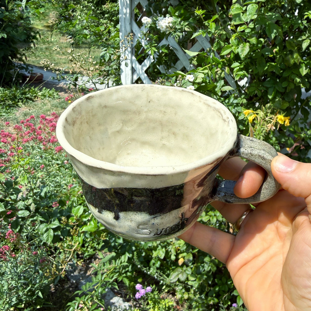 Handgemachte Keramik-Kaffeetasse