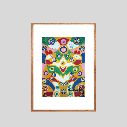 Kunstdruck + 4er Schokoladen Box