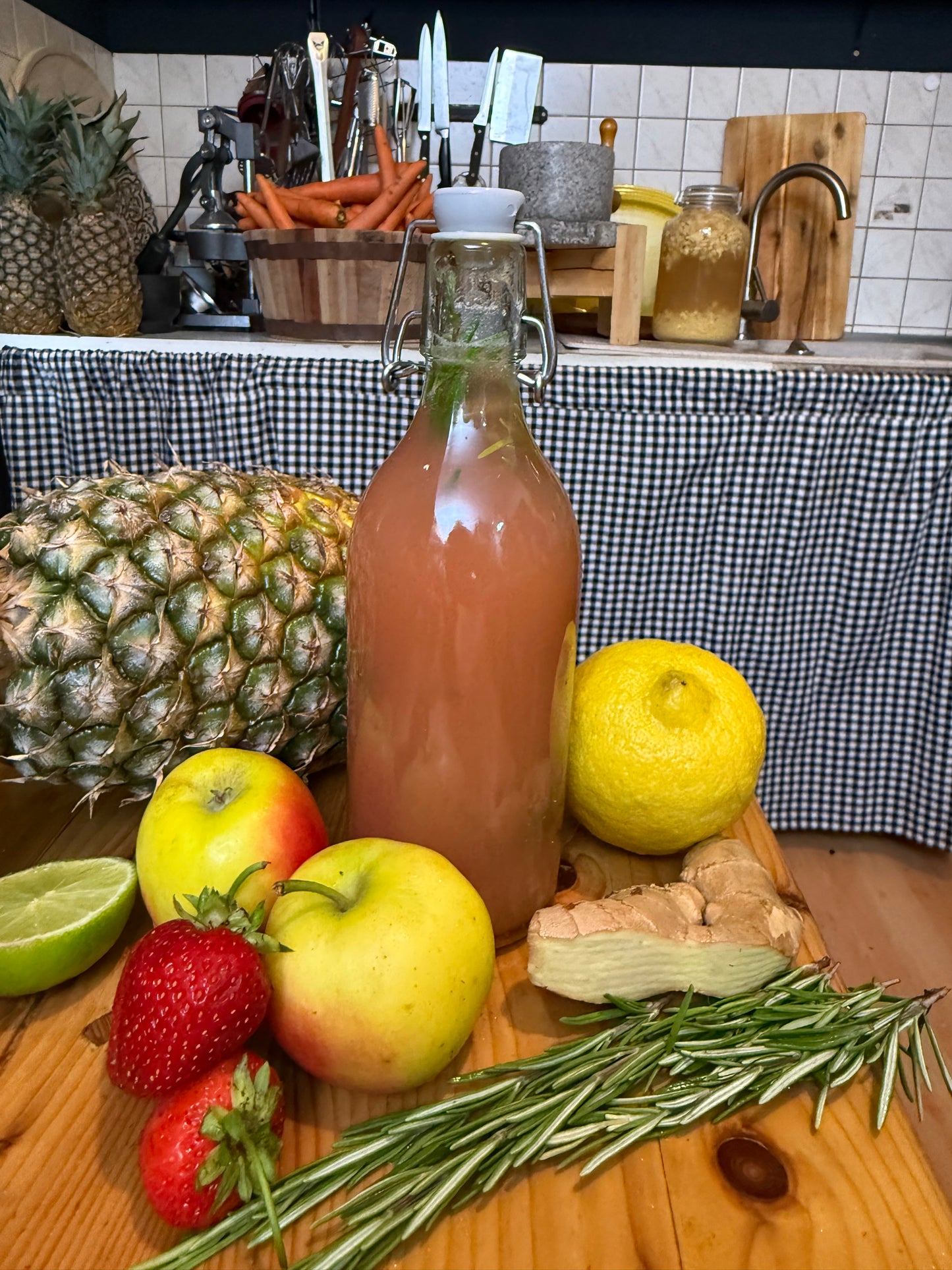 Fermentiertes Premium-Ingwerbier aus Direktsaft (2 Liter Handarbeit)