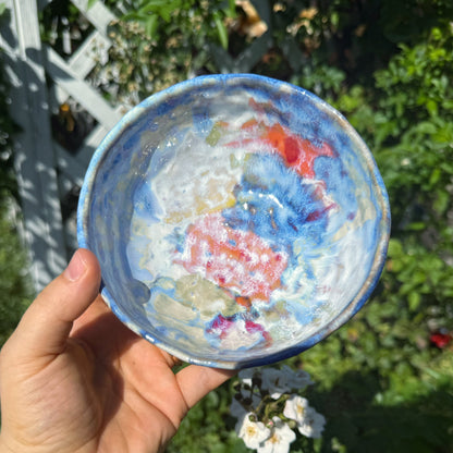 Müsli-Schale „Unikat“ – Handgemacht mit abstrakter Kunst