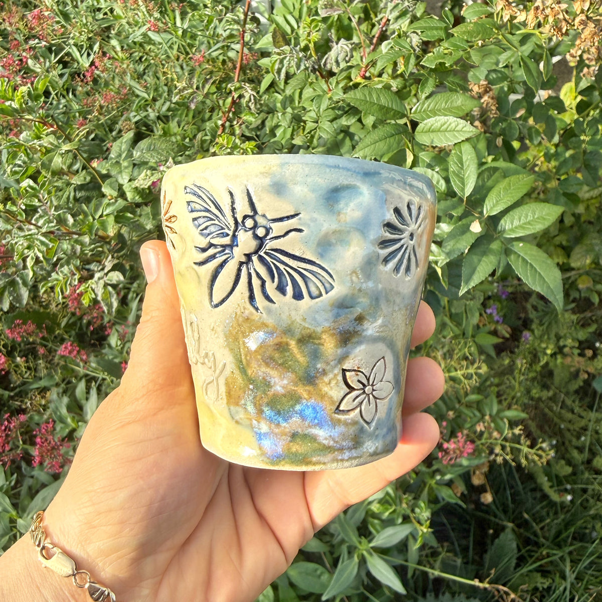 Handgemachte Keramik-Kaffeetasse – Simha Lily