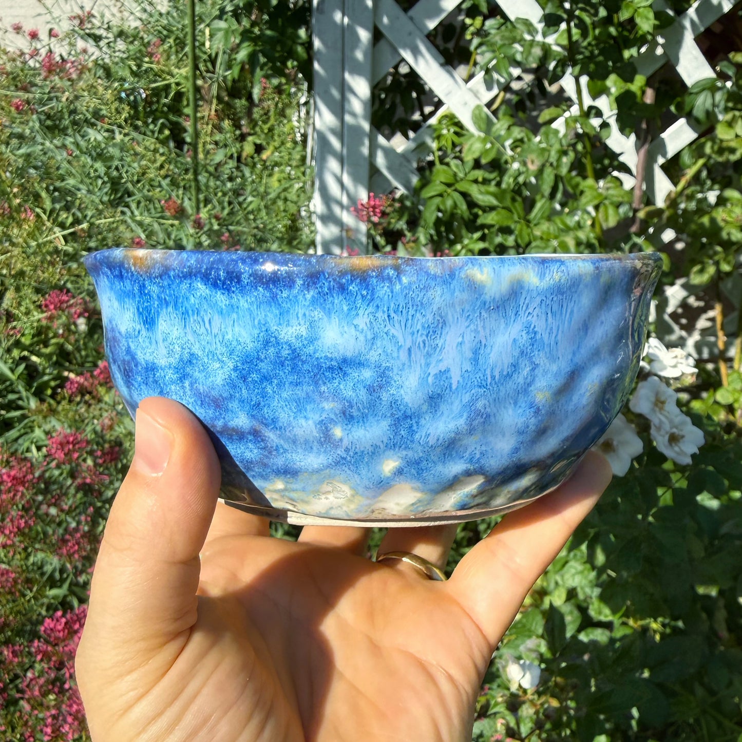 Müsli-Schale „Unikat“ – Handgemacht mit abstrakter Kunst