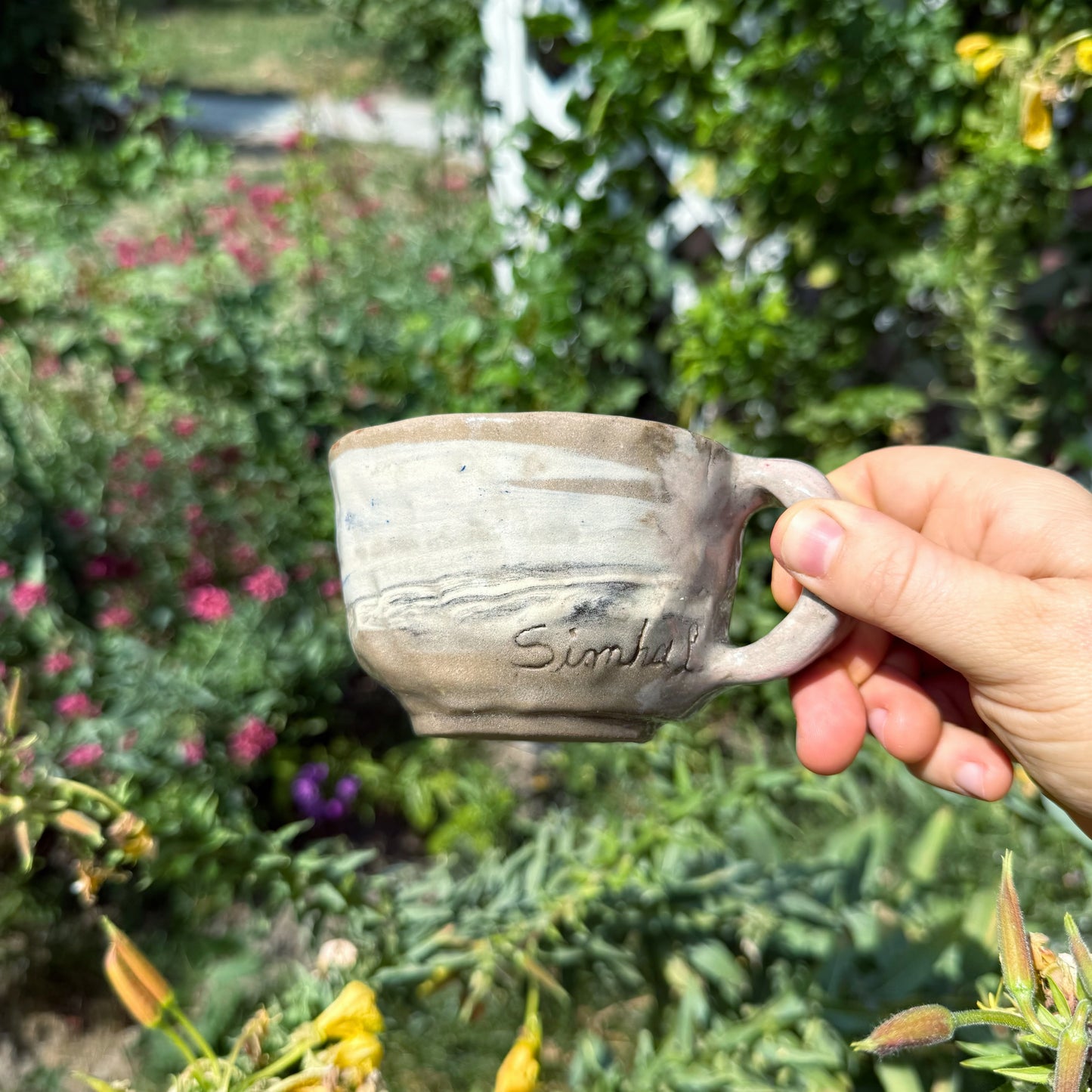 Handgemachte Keramik-Kaffeetasse
