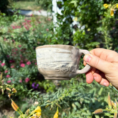 Handgemachte Keramik-Kaffeetasse