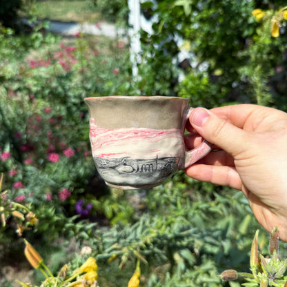 Handgemachte Keramik-Kaffeetasse