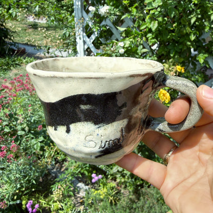 Handgemachte Keramik-Kaffeetasse