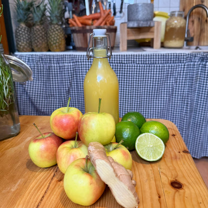 Fermentiertes Premium-Ingwerbier aus Direktsaft (2 Liter Handarbeit)