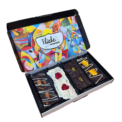 4er-Schokoladenbox ist täglich ab 19:00 Uhr erhältlich.